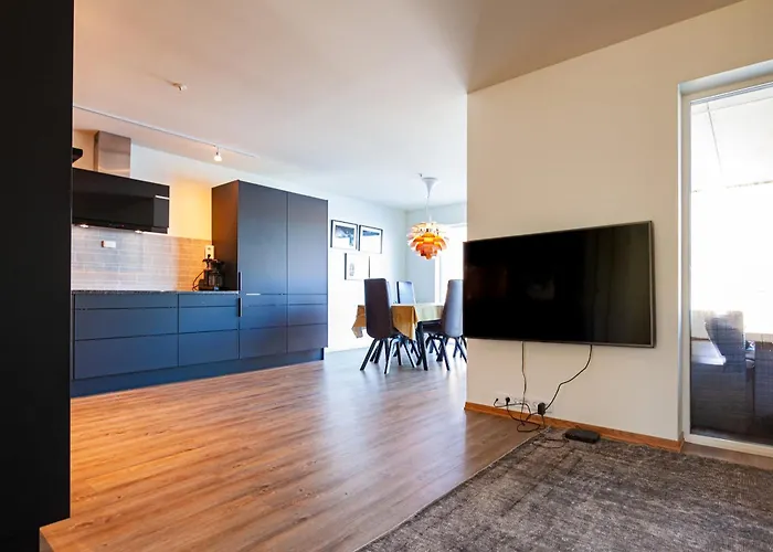 Daire Lofoten Balcony View *