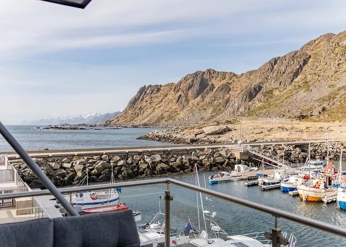Daire Lofoten Balcony View Ballstad